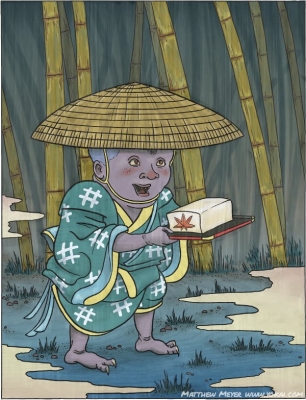 Тофу-кодзо. Иллюстрация Мэтью Мэйера