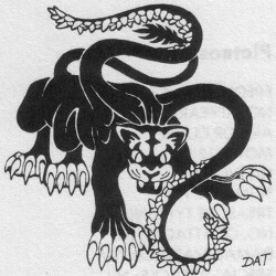 Displacer Beast. Иллюстрация Дэвида Трампьера из D&D Monstrous Manual'а 1977 года