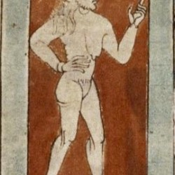 Гермафродит. Рукопись Бодлеянской библиотеки (MS. Bodley 614, fol. 050v.)