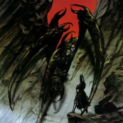 Унголиант и Мелькор. Автор: John Howe